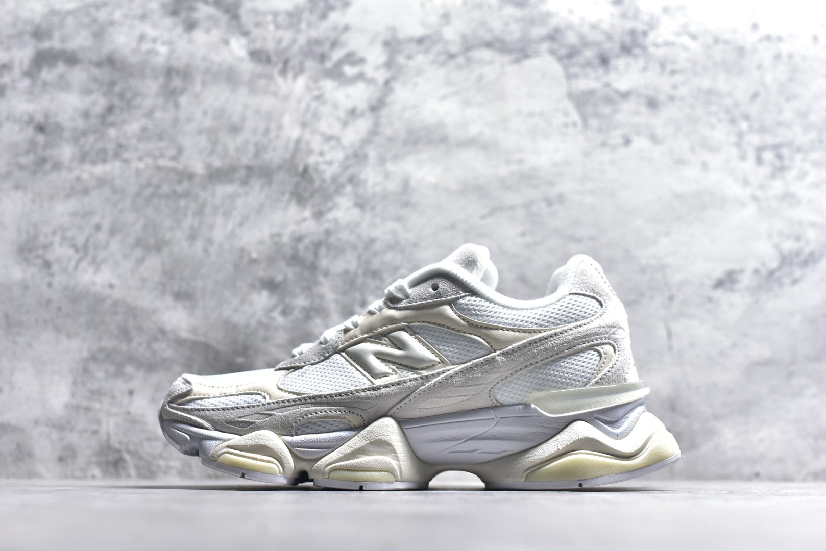 New Balance 9060 — Triple White / Cream (Women’s)