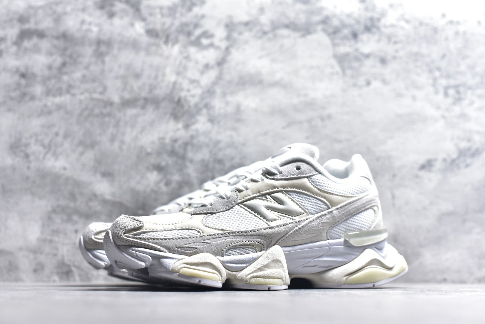 New Balance 9060 — Triple White / Cream (Women’s)