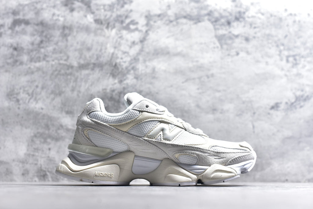 New Balance 9060 — Triple White / Cream (Women’s)
