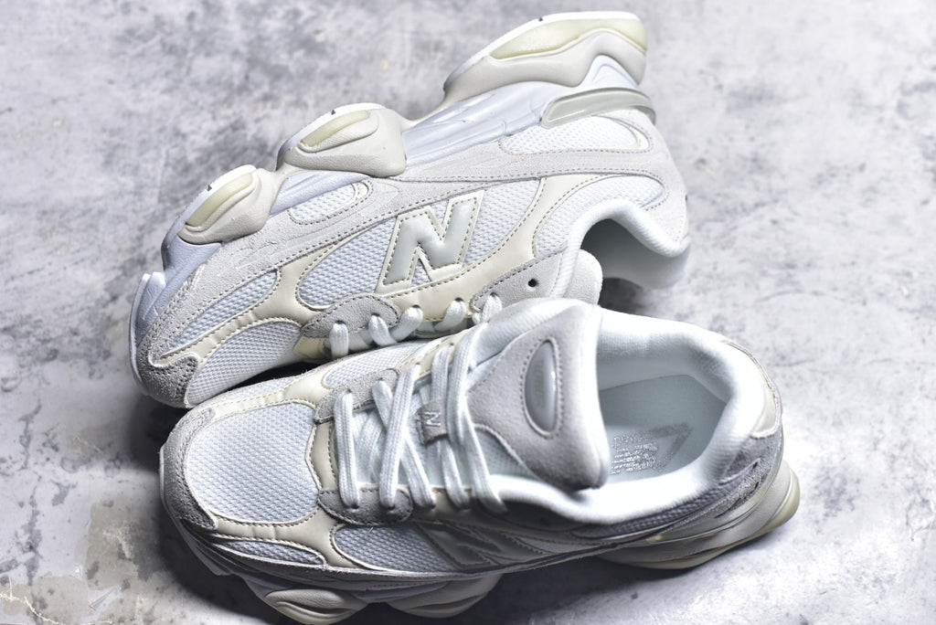 New Balance 9060 — Triple White / Cream (Women’s)