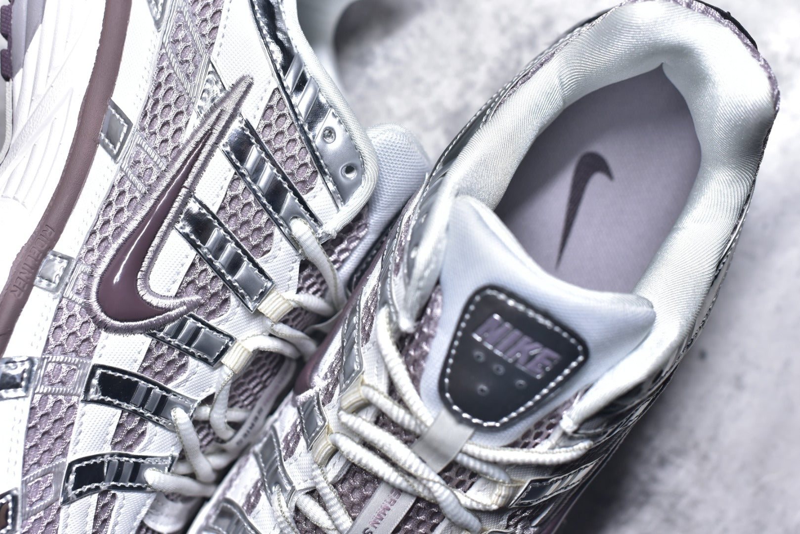 Nike P-6000 — Metallic Silver / Dark Plum (Women's)