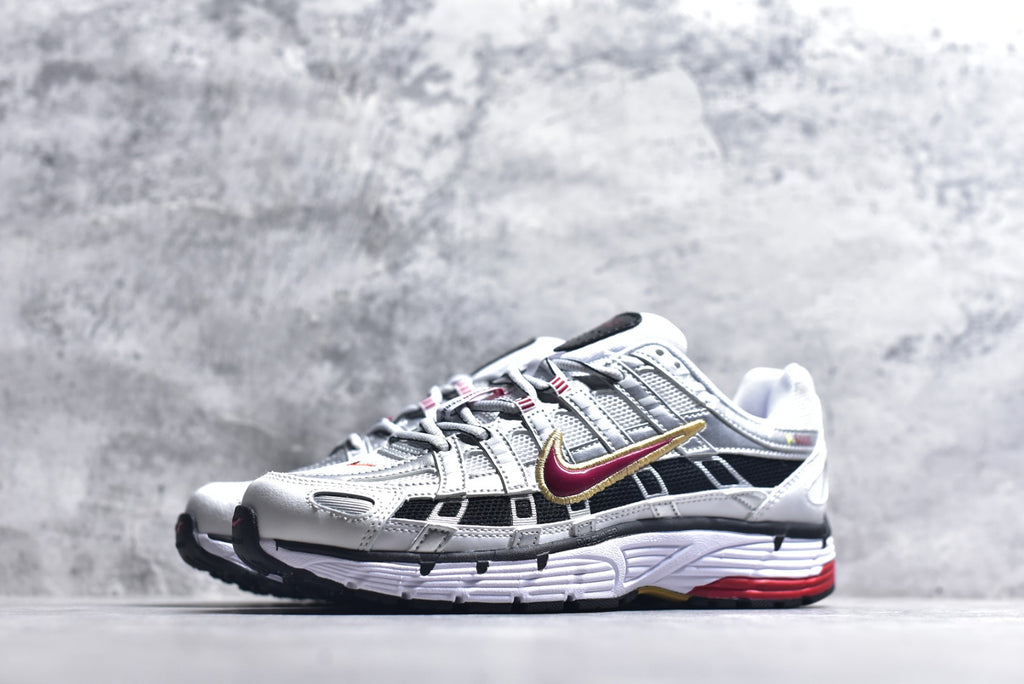 Nike P-6000 — White / Silver / University Red / Black (Women’s)