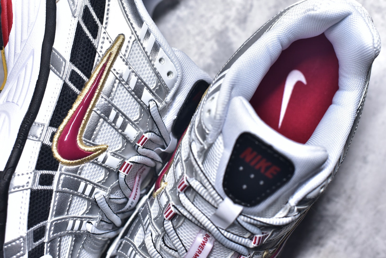 Nike P-6000 — White / Silver / University Red / Black (Women’s)