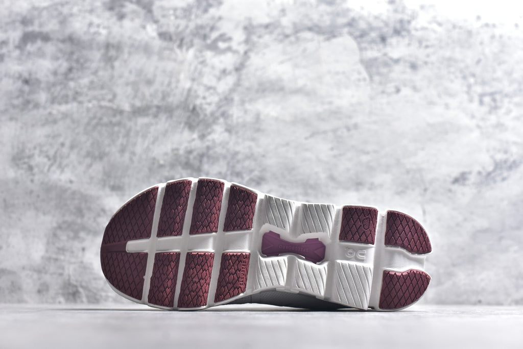 On Cloud X 4 — White / Heather / Mauve