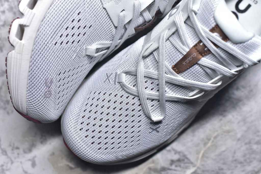 On Cloud X 4 — White / Heather / Mauve