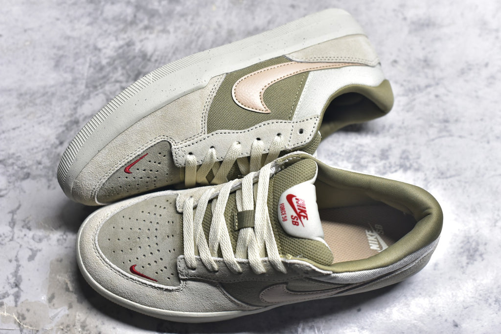 Nike SB Force 58 — Sail / Light Orewood Brown / Medium Olive