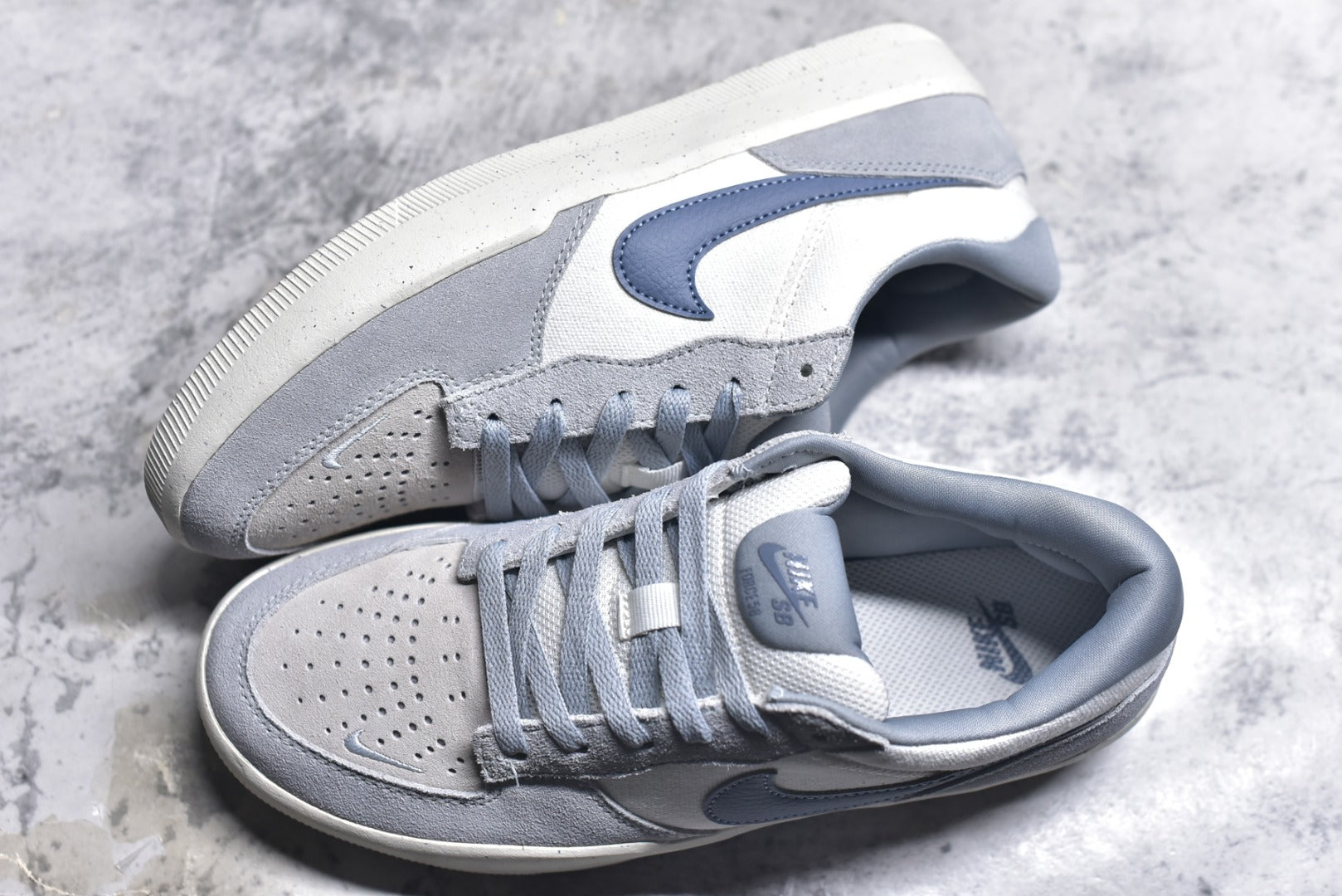 Nike SB Force 58 — Summit White / Cobalt Bliss / Light Smoke Grey