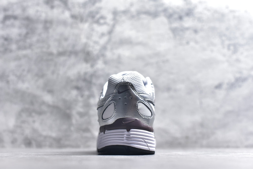 Nike P-6000 — Metallic Silver / White / Dark Grey