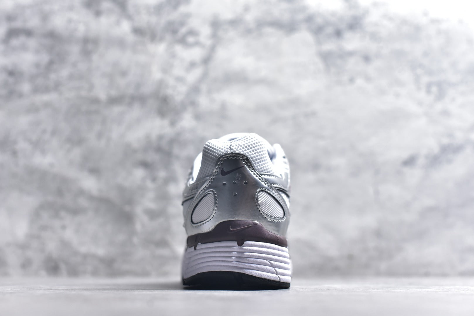 Nike P-6000 — Metallic Silver / White / Dark Grey