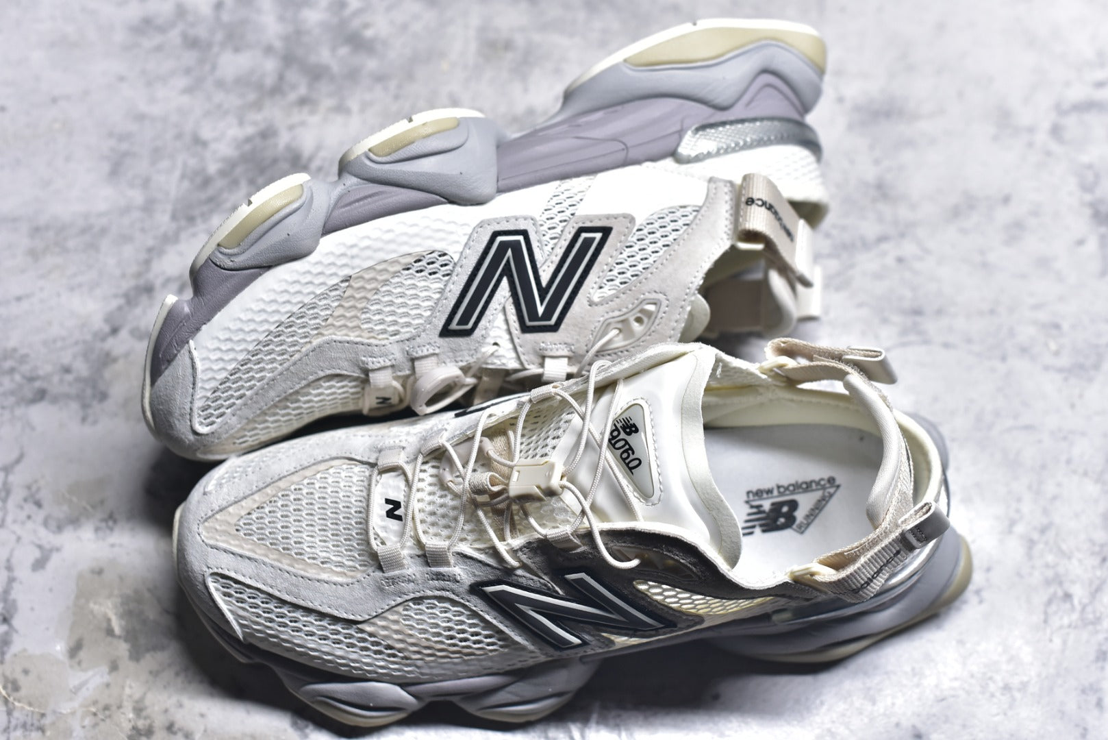 New Balance 9060 — White / Silver Grey