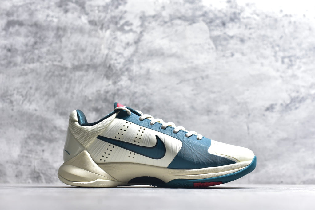 Nike Zoom Kobe 5 Protro 'Caitlin Clark PE' White Blue Basketball Sneaker | IZ1852-100