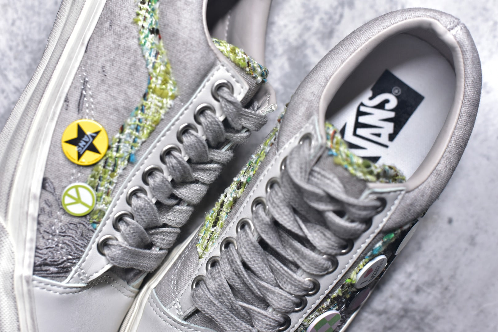 Vans Premium Old Skool 36 Souvenir – Washed/Multi Ribbon (VN000E8V2N1)