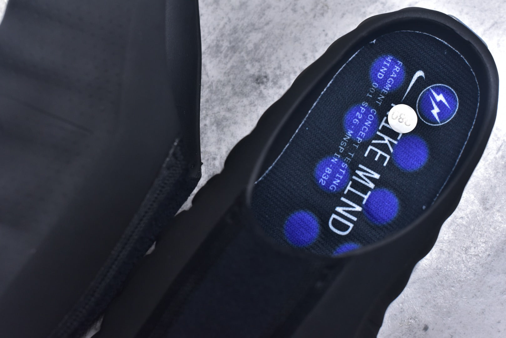 Fragment Design x Nike Mind 001 Collaboration Closed-Toe Massage Slide IQ8502-001