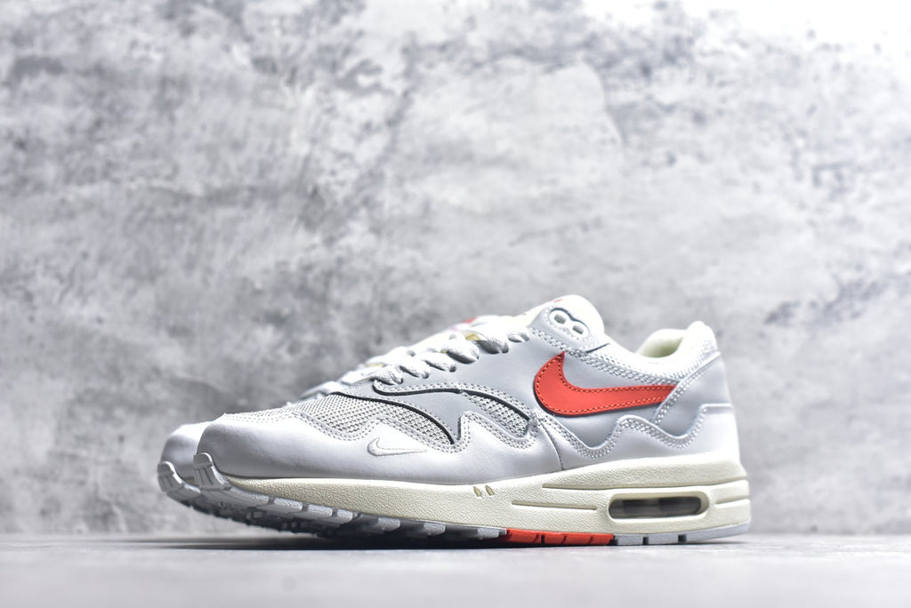 Nike Air Max 1 | Sail Grey Orange Retro Running Sneaker | II7055-100
