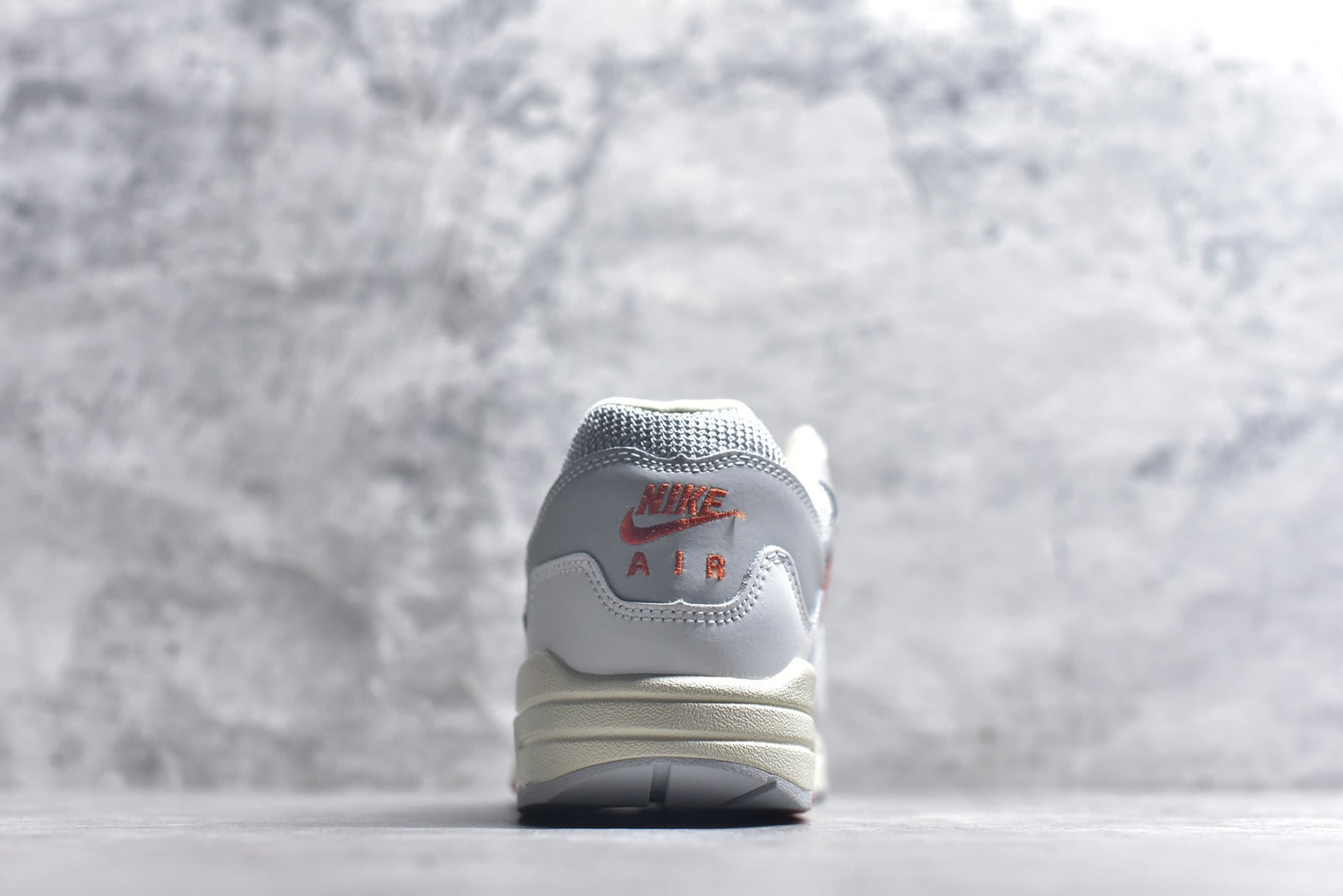 Nike Air Max 1 | Sail Grey Orange Retro Running Sneaker | II7055-100
