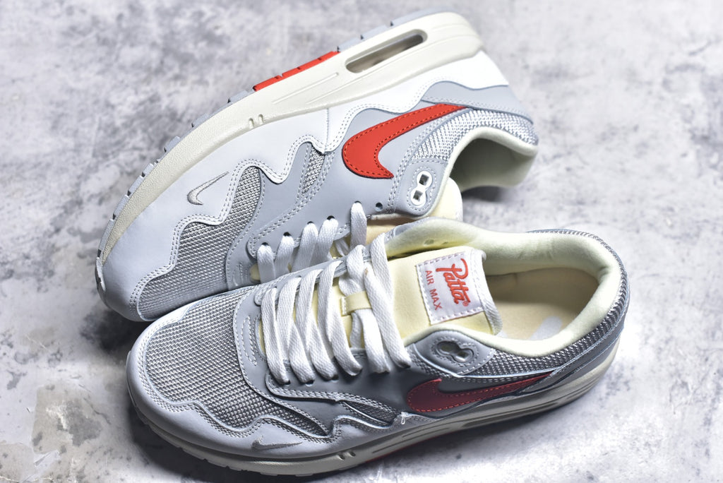 Nike Air Max 1 | Sail Grey Orange Retro Running Sneaker | II7055-100