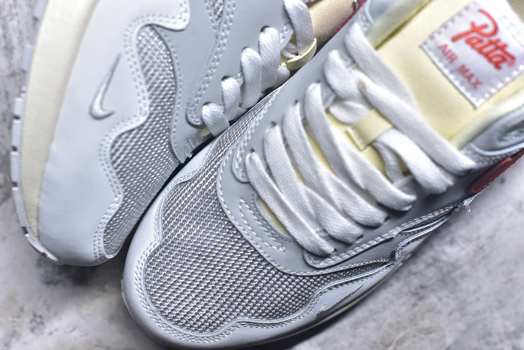 Nike Air Max 1 | Sail Grey Orange Retro Running Sneaker | II7055-100